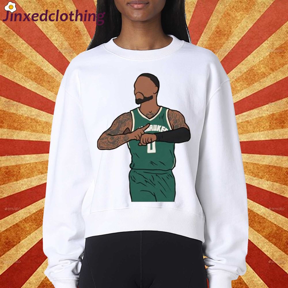 Damian Lillard Shirt Damian Lillard Celebration Milwaukee T-shirt Portland Basketball Player Shirt 